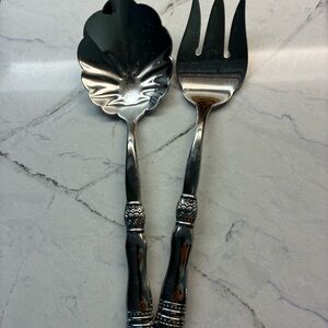 Southern Living Gallery Serving Spoon and Fork Set